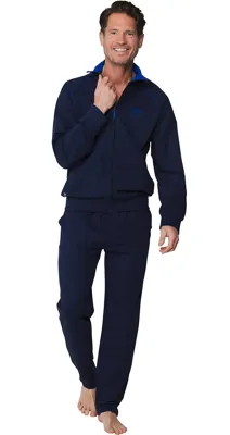 Pastunette tricot heren Huispak - Dark Blue - Katoen