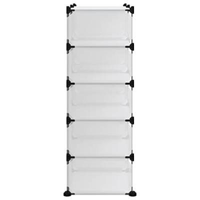 Schoenenrek 84x32x88,5 cm polypropeen transparant Schoenenrek 84x32x88,5 cm polypropeen transparant