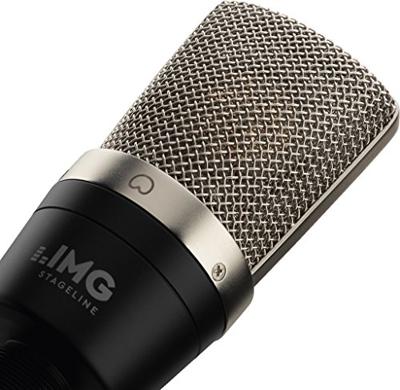 IMG Stageline ECMS-60 Studiomicrofoon Zendmethode:Kabelgebonden Incl. klem, Incl. tas XLR Kabelgebonden