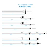 Voedingsbron TooQ TQAPOLO-750SP ATX 750 W CE - RoHS - thumbnail