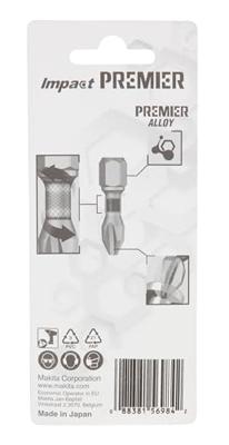 Makita Slagschroefbit PZ2x25mm XTT Impact Premier - E-03171 - thumbnail