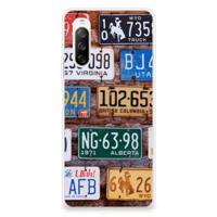 Sony Xperia 10 III | Siliconen hoesje | met foto Kentekenplaten - thumbnail