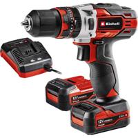 Einhell TE-CD 12/1 Li-i (2x2,0Ah) Accu-klopboor/schroefmachine 2 snelheden Incl. 2 accus - thumbnail