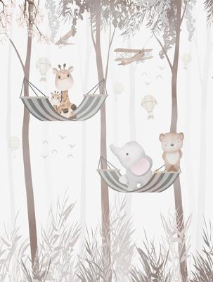 Dutch Cute Walls- Forest Tour 212x280cm - CW6032-1