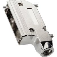 TRU COMPONENTS 1579066 D-sub behuizing Aantal polen: 9 Metaal Zilver 1 stuk(s) - thumbnail