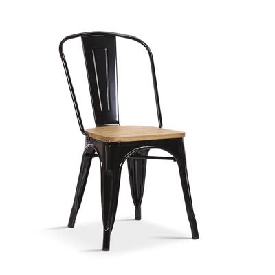 Stoel Ezra Zwart - Set van 4 Stoel Ezra Zwart - Set van 4