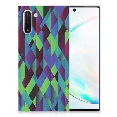Samsung Galaxy Note 10 | TPU Hoesje | Abstract Green Blue