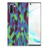 Samsung Galaxy Note 10 | TPU Hoesje | Abstract Green Blue - thumbnail