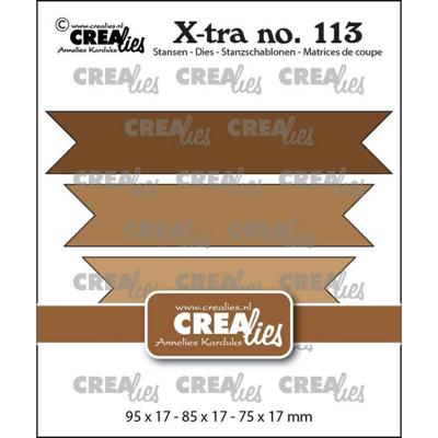 Crealies • xtra dubbele vaandels glad