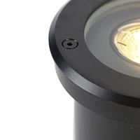 QAZQA Set van 6 buiten grondspot zwart verstelbaar IP65 - Delux - thumbnail