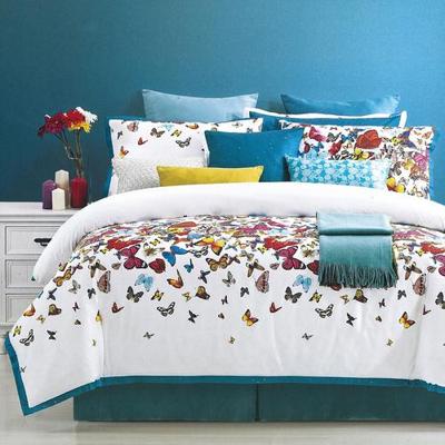 Dommelin Dommelin Dekbedovertrek Butterfly Satijn 300TC Multikleur 240x200/220 cm