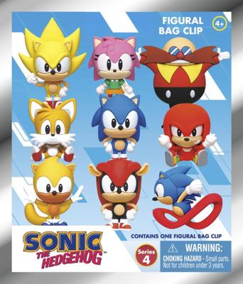 Sonic the Hedgehog 3D Bag Clip Blind Bag - Series 4