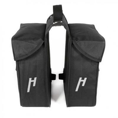 Haberland dubbele tas "basic m 3.0" double bag basic m 3.0 black