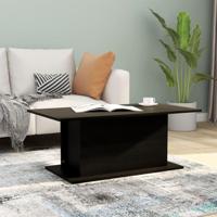 Salontafel 102x55,5x40 cm spaanplaat zwart - thumbnail