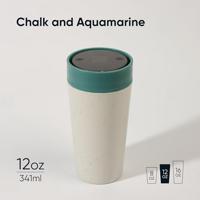 Circular&Co. Koffiebeker - circular cup - grijs/groen - 340 ml - thumbnail