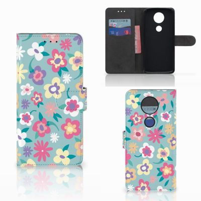 Motorola Moto E5 Plus Hoesje Flower Power Motorola Moto E5 Plus Hoesje Flower Power