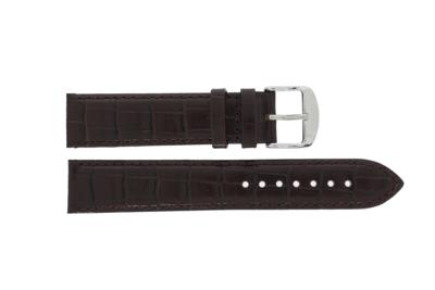 Horlogeband Tissot T033.410.16.013.00 - T600027527 Croco leder Bruin 19mm