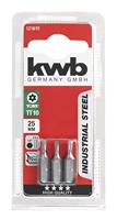 kwb 121610 Inbus-bit Staal 3 stuk(s) - thumbnail