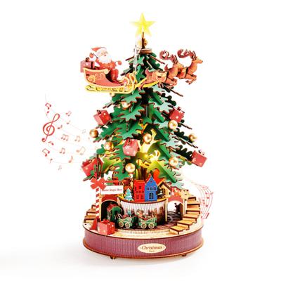 DIY Kerst muziekdoos kerstboom