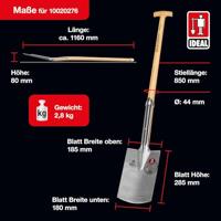 Ideal Office 10020276 Spade T-greep - thumbnail