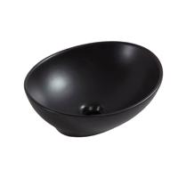 Wiesbaden Opbouw Waskom Barco 40x33x14,5 cm Keramiek Mat Zwart - thumbnail