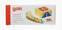 Goki houten patronenspel kubus - thumbnail