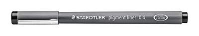 Staedtler pigment liner fineliner, ronde punt, schrijfbreedte 0,4 mm, zwart
