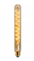 Lucide T32 - Filament lamp - Ø 3,2 cm - LED Dimb. - E27 - 1x4,9W 2200K - Amber - thumbnail