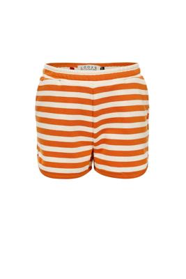 LOOXS Little Zomer sweat short meisjes gestreept - oranje