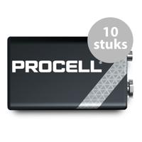 Voordeelpak Duracell Procell 9V Alkaline batterijen - 10 stuks - thumbnail