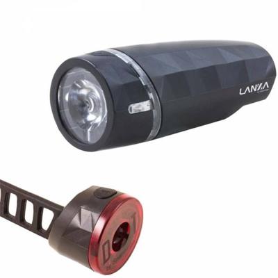 Spanninga Verlichtingsset lanza + dot rear batterij Spanninga Verlichtingsset lanza + dot rear batterij