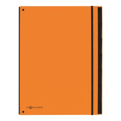 Sorteermap Pagna Trend A4 7 tabs oranje