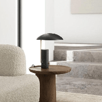 Tafellamp marmer zwart &apos;Mademoiselles&apos; gu10 zwart en goud 42 cm - thumbnail