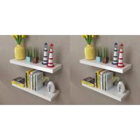 Wandplanken 4 st 60 cm wit - thumbnail