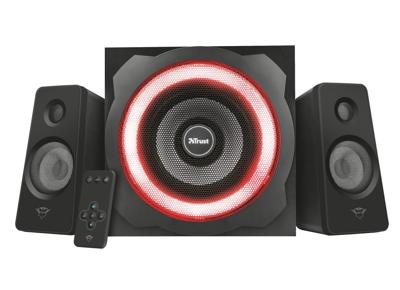 Trust gxt 629 tytan rgb illuminated 2.1 speaker set pc-luidspreker (zwart)