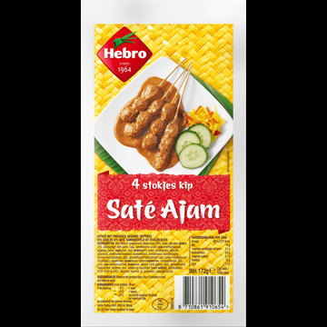 Hebro Kipsate Ajam 4 stokjes 172 g bij Jumbo