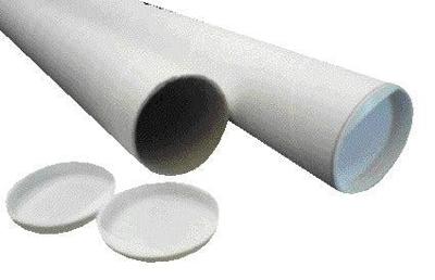 Verzendkoker cleverpack a2 met doppen 20st wit Verzendkoker cleverpack a2 met doppen 20st wit