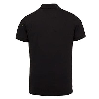 Pme Legend Short Sleeve Polo Cotton Elastan P Poloshirts 999 - Black