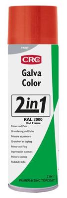 CRC 20566-AD GalvaColor corrosiewerende lak met dubbele werking Vuurrood RAL 3000 500 ml CRC 20566-AD GalvaColor corrosiewerende lak met dubbele werking Vuurrood RAL 3000 500 ml