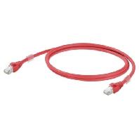 Weidmüller 1166030200 RJ45 Netwerkkabel, patchkabel CAT 6A S/FTP 20.00 m Rood UL gecertificeerd 1 stuk(s)
