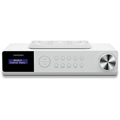 Grundig GKR1010 DKR 1000 BT DAB + keukenradio met Bluetooth en DAB + ontvangst wit,wit