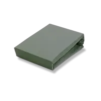 Vandyck Jersey Supreme hoeslaken sage green lits-jumeaux - thumbnail