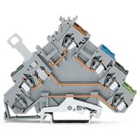 WAGO 280-573 Scheidingsklem 5 mm Spanveer Toewijzing: L Grijs 50 stuk(s) - thumbnail