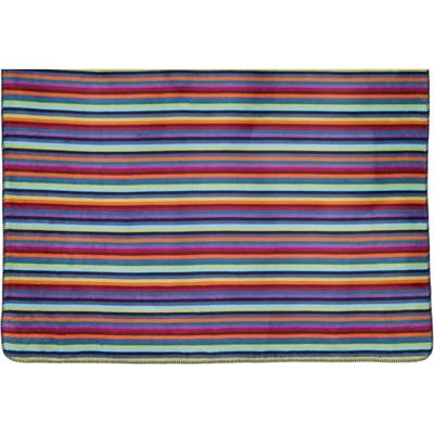 Cawö Cawo Lifestyle Wohndecke Strepen Plaid 150/200 multicolor donker