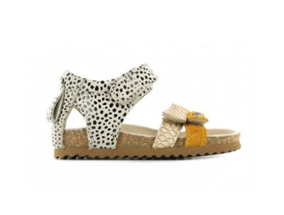 Shoesme BI21S076-B leren sandalen beige/multi