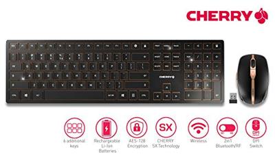 Cherry DW 9000 Slim zwart - thumbnail