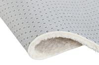 Tapijt DKD Home Decor 60 x 240 x 3 cm Zilverkleurig Polyester Ivoor Modern - thumbnail