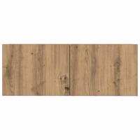 3-delig Tv-meubelset wandmontage bewerkt hout artisanaal eiken - thumbnail