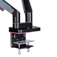Thermaltake GEA-MSR-DMSBLK-01 flat panel bureau steun 88,9 cm (35 ) Zwart, Grijs - thumbnail
