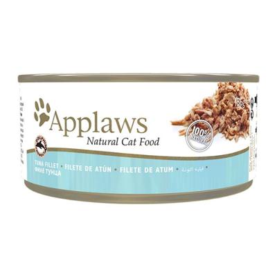 APPLAWS Tonijnfilet in bouillon - natvoer voor katten - 156g